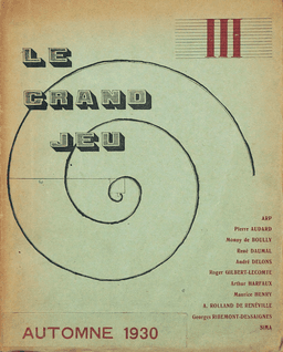 couverture de la revue Le Grand Jeu