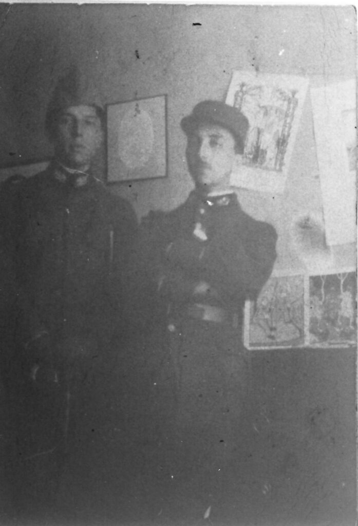 André Breton et Théodore Fraenkel à l'hôpital de Nantes, 1916.