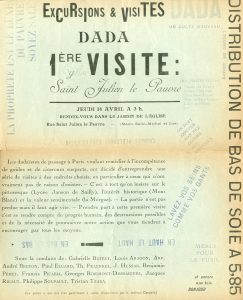 Publicité : Excursion & visites Dada : première visite : Saint-Julien le Pauvre
