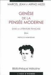 Genèse de la pensée moderne dans la littérature française
