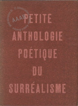 Couverture de l'anthologie poétique du surréalisme