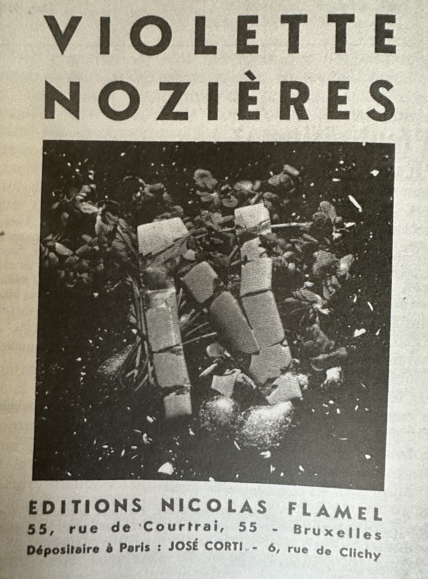 Couverture du livre Violette Nozière aux éditions Nicolas Flamel